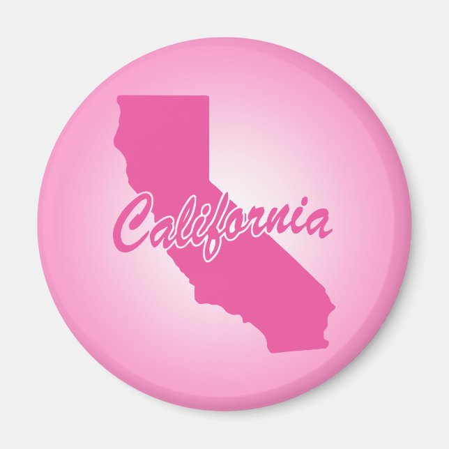 Rosa State California Magnet (Framsidan)