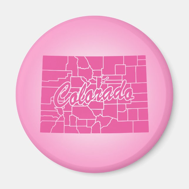 Rosa State Colorado Magnet (Framsidan)