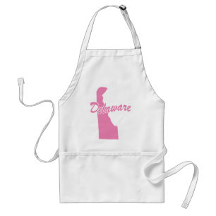 Rosa State Delaware Vuxen Apron Förkläde