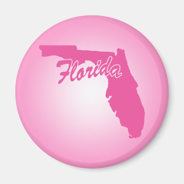 Rosa State Florida Magnet (Framsidan)