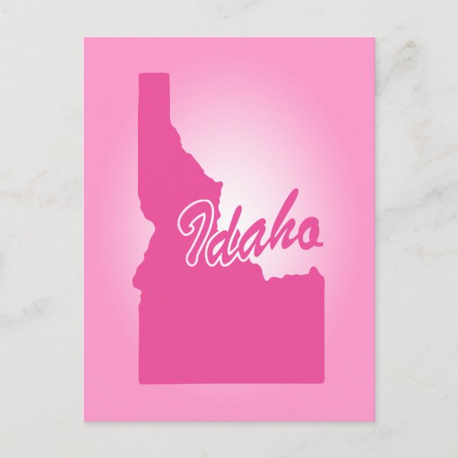 Rosa State Idaho Postcard Vykort (Framsida)