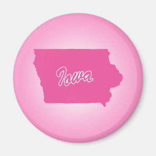 Rosa State Iowa Magnet