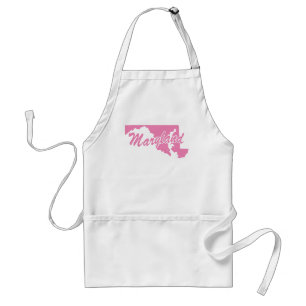 Rosa State Maryland Vuxen Apron Förkläde