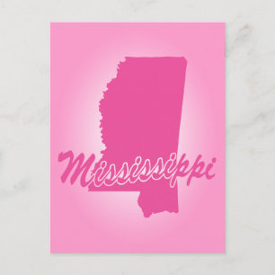 Rosa State Mississippi Vykort