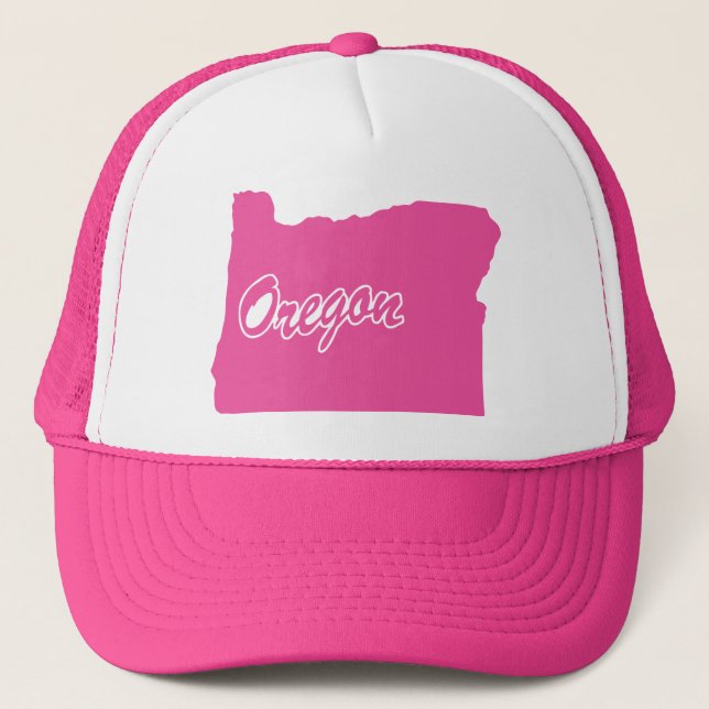 Rosa State Oregon Truckerkeps (Framsida)