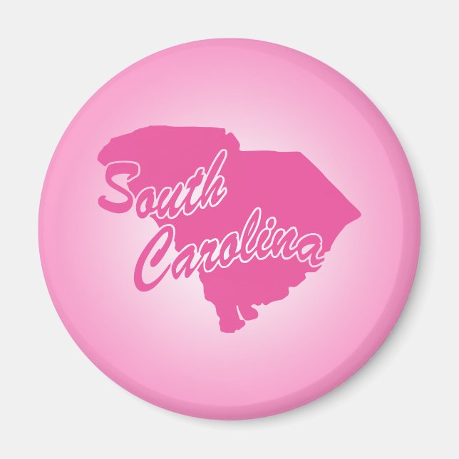 Rosa State South Carolina Magnet (Framsidan)
