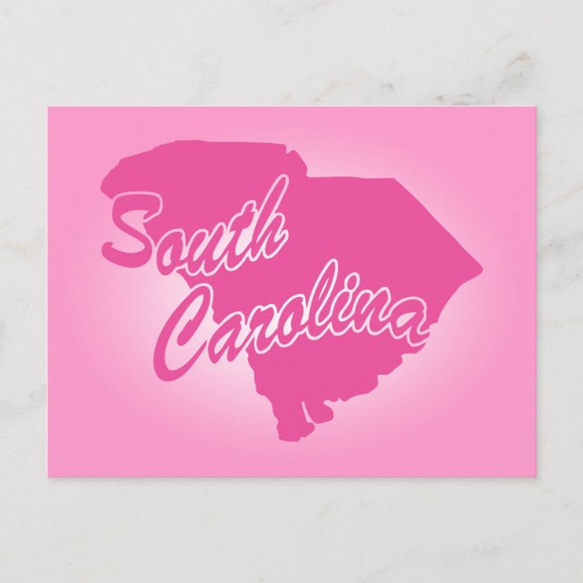 Rosa State South Carolina Postcard Vykort (Framsida)
