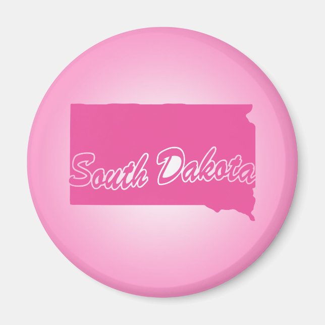 Rosa State South Dakota Magnet (Framsidan)
