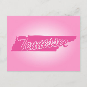Rosa State Tennessee-vykort Vykort