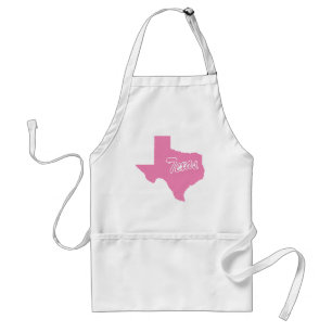 Rosa State Texas Vuxen Apron Förkläde