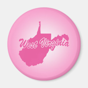 Rosa State Väster Virginia Magnet