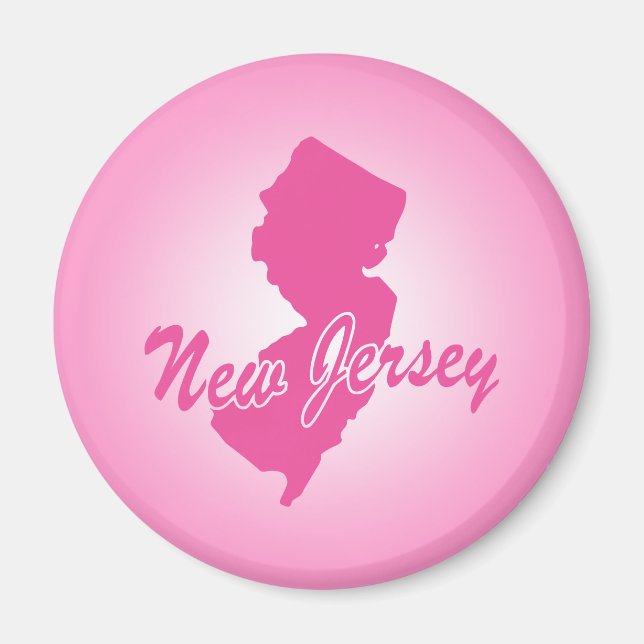 Rosa Staten New jersey Magnet (Framsidan)