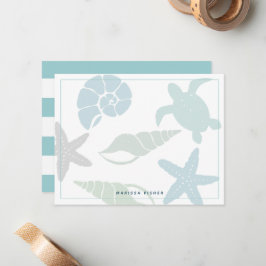 Rosa Stationery-anteckningskort för fyr Anteckningskort