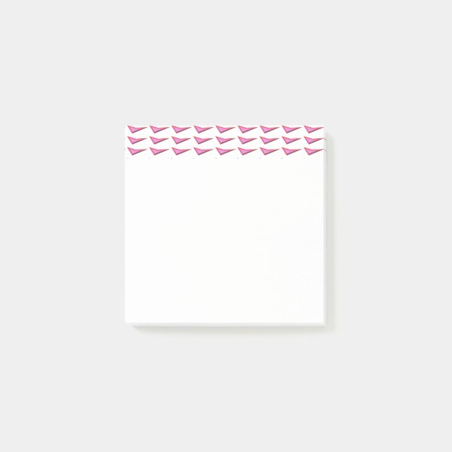 Rosa Steel art white note dynors Post-it Block (Framsida)