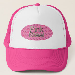 Rosa Steel Ooval rosa truckerkeps