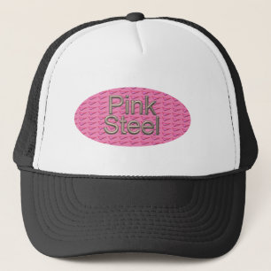 Rosa Steel oval Black truckerkeps