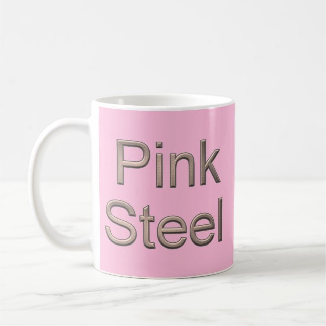 Rosa Steel rosa mugg (Vänster)
