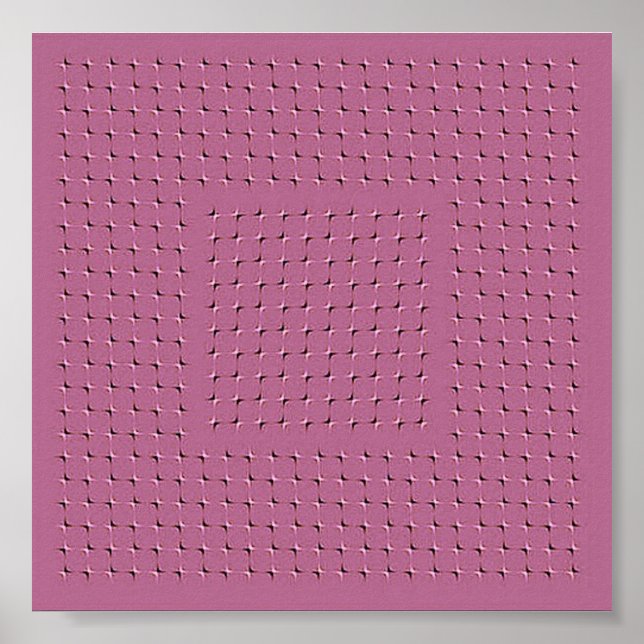 rosa stjärnor glitter rör sig poster (Framsidan)