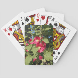 Rosa stockrosor spel kort