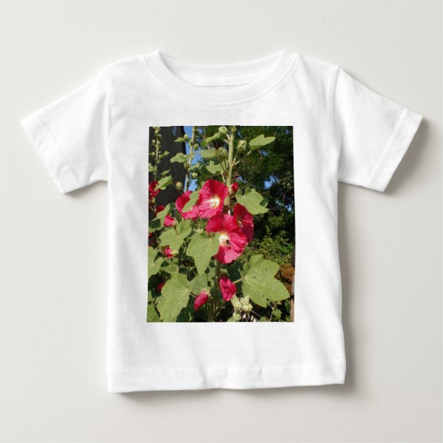 Rosa stockrosor tröja (Framsida)