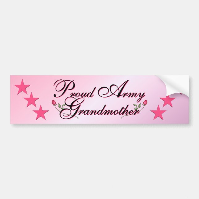 Rosa & stolt arméfarmorbildekal bildekal (Framsidan)