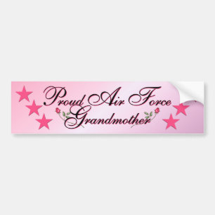 Rosa & stolt flygvapenfarmorbildekal bildekal
