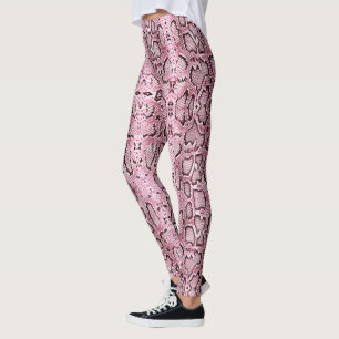 Rosa Stonewaschad Anaconda Snakeskin Leggings