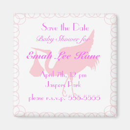 Rosa Stork Magnet
