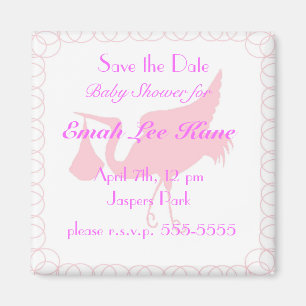 Rosa Stork Magnet