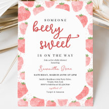 Rosa Strawberry Barnrumsfirande
