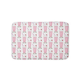 Rosa Strawberry Ice Cream Shoppe Milkshake Dessert Badrumsmatta