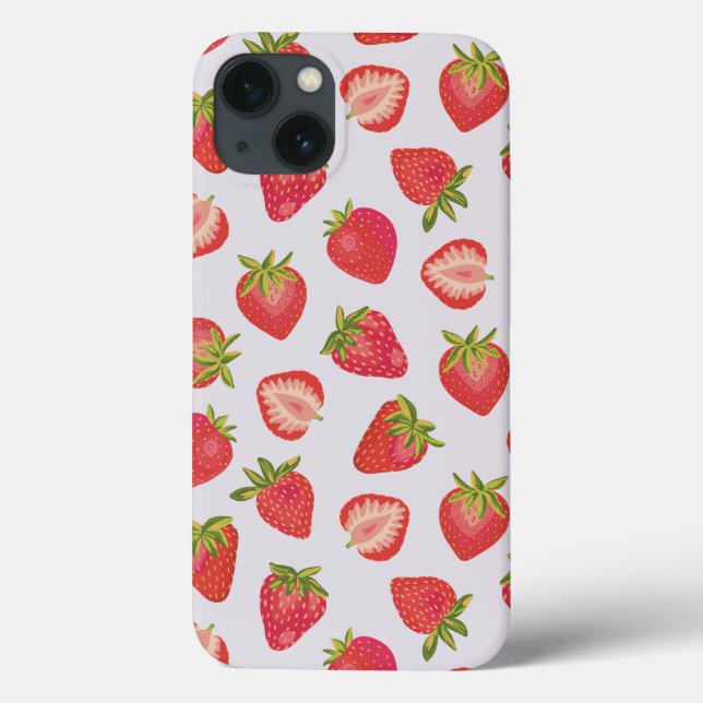 Rosa Strawberry iphone case (Baksida)