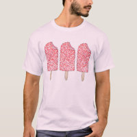 Rosa Strawberry Shorttårta Ice Cream Pop Popsicle