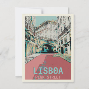 Rosa Street, Cais do Sodré, Lissabon - Charming Vykort