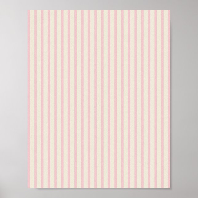 Rosa Stripe Poster (Framsidan)