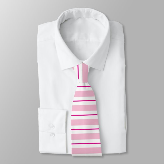 Rosa Stripe Valentiness Tie Slips (Bunden)