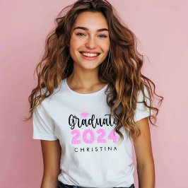 Rosa Student, högskola Studenten 2024 T Shirt