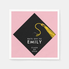 Rosa Studenten 2025 Pappersservett