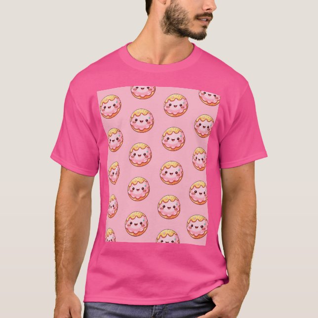 Rosa Sugar Rush T Shirt (Framsida)