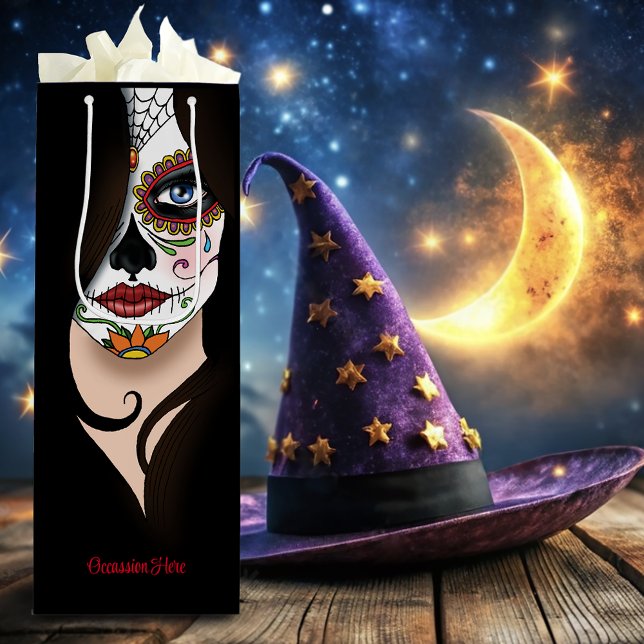 Rosa Sugar SKull Porträtt (Skapare uppladdad)