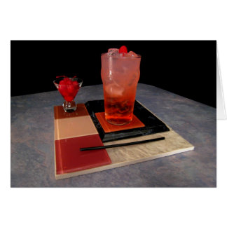 Rosa Summer Hälsningskort