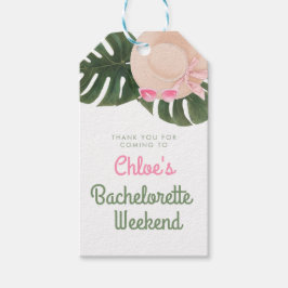 Rosa Summertime Glam | Bachelorette Tack Presentetikett