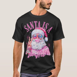 Rosa Sunglass Santa är en Swifty juljul T Shirt