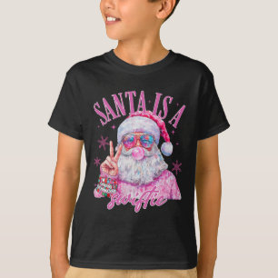 Rosa Sungles Tomte Är En Snabbtänkt Tomte Jul Bub T Shirt