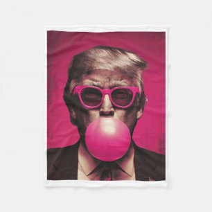 Rosa Sungles Trump Bubble Gum Fleecefilt