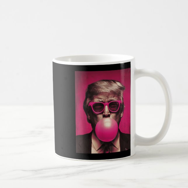 Rosa Sungles Trump Bubble Gum Kaffemugg (Höger)