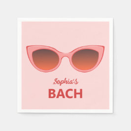 Rosa Sunnies, Cat Öga sollass, Feminina Shades Pappersservett