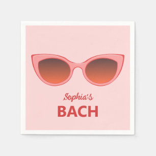 Rosa Sunnies, Cat Öga sollass, Feminina Shades Pappersservett