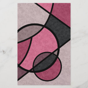 Rosa Sunrise , abstrakt Flygblad