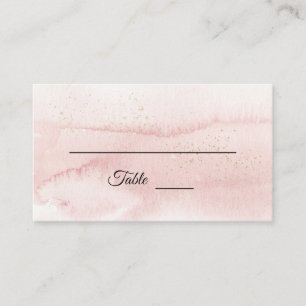 Rosa Sunrise Mountain Coordinate Place Card Placeringskort